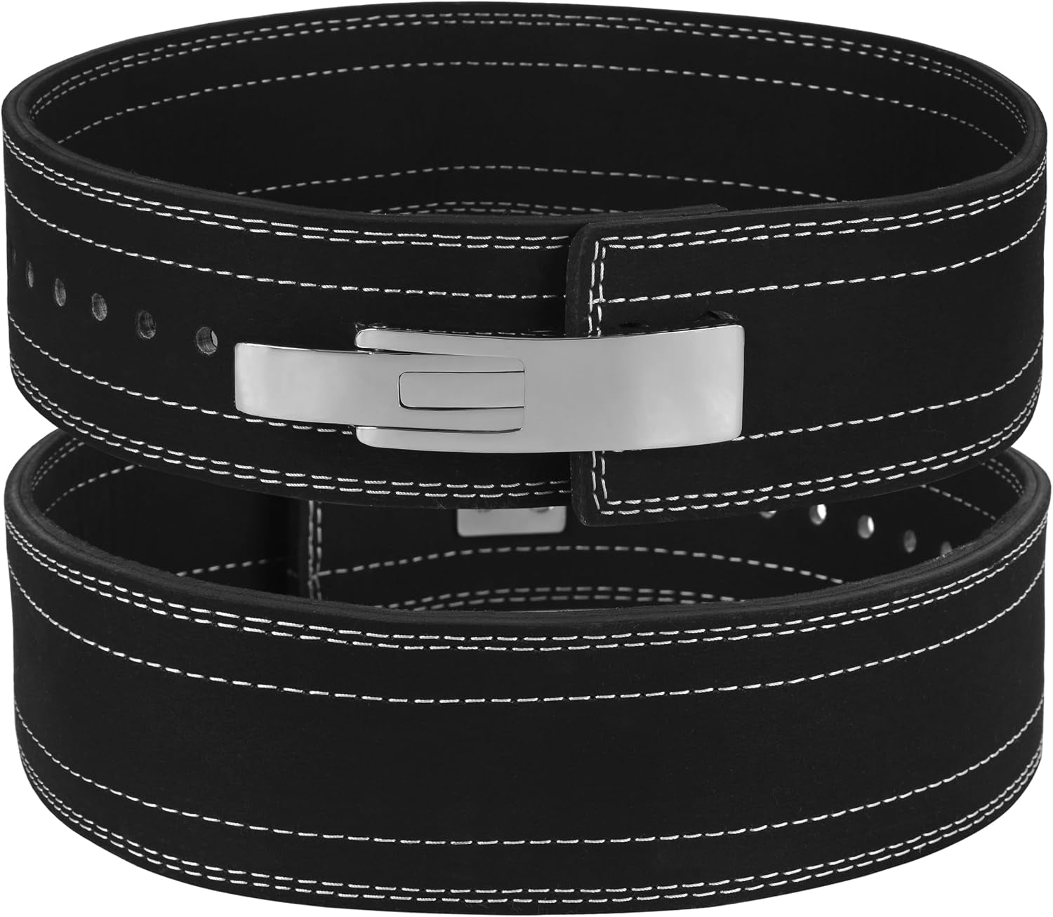 Powerlifting Belts Lever Belt for Men and Women 10Mm IPF Thick Leather Weight Lifting Belt Ideal for Gym Belts Training Weightlifting and Bodybuilding Squats and Deadlifts