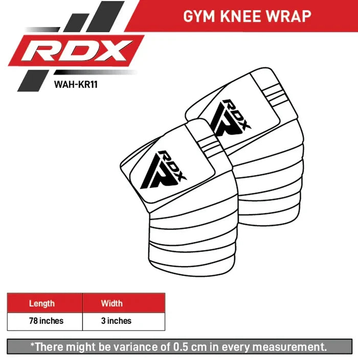 RDX KR11 Heavy-Duty Powerlifting Knee Wraps