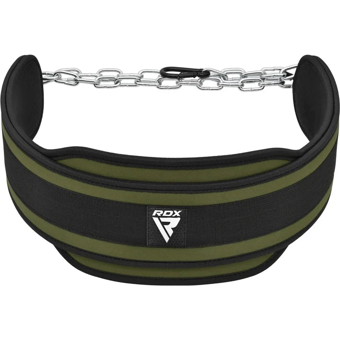 RDX T7 Elite Weight Training Dipping Belt with Chain