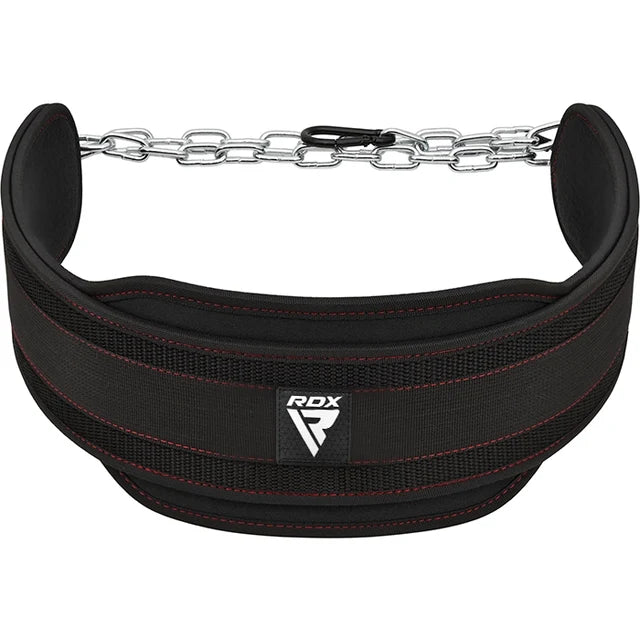 RDX T7 Elite Weight Training Dipping Belt with Chain